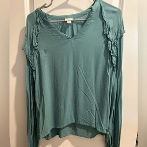 A New Day Teal Blouse